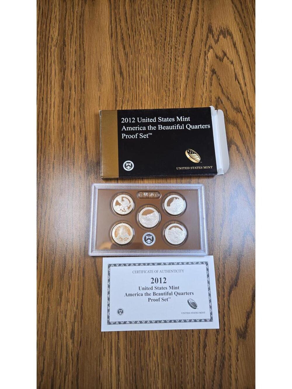 2012 United States Mint America the Beautiful Quarters Proof Set
